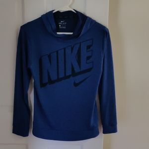 Boys long sleeved hooded shirt